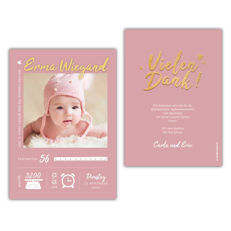Dankeskarten-Geburt-Maedchen