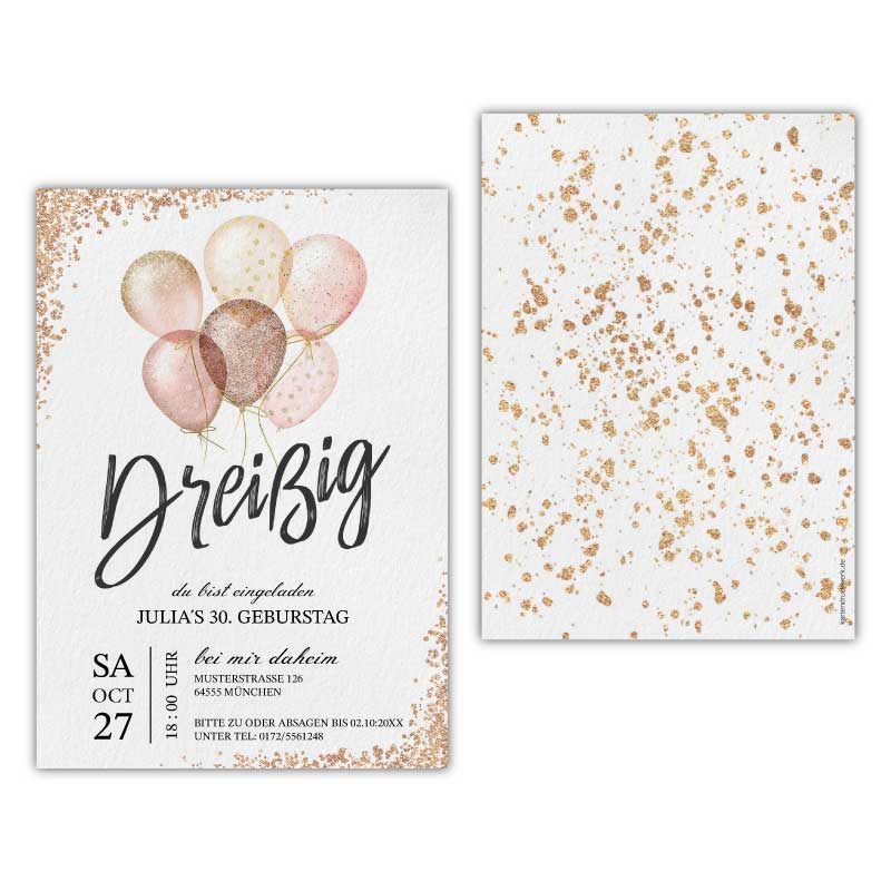 Einladungskarte-30.-Geburtstag-mit-Luftballons