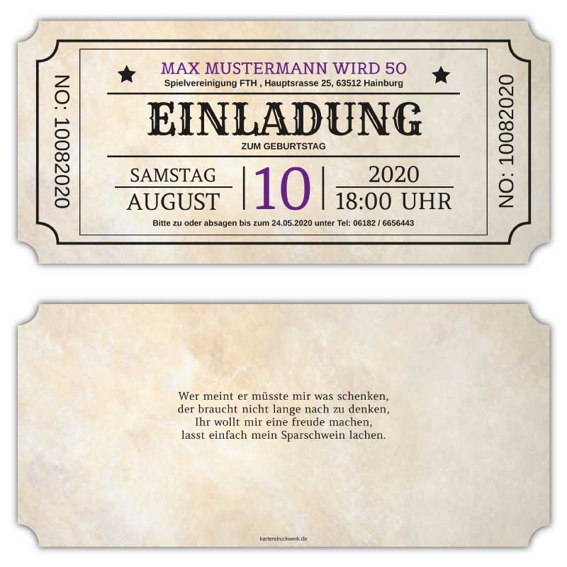 Einladunskarte-Vintage-American-Ticket