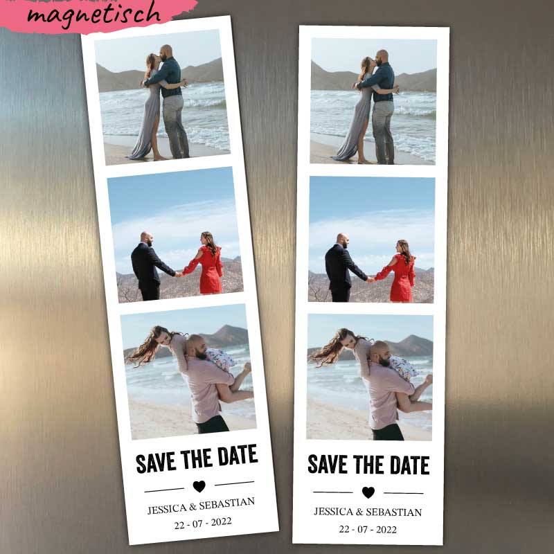 Save-the-Date-Fotostreifen-Magnetisch-weiss
