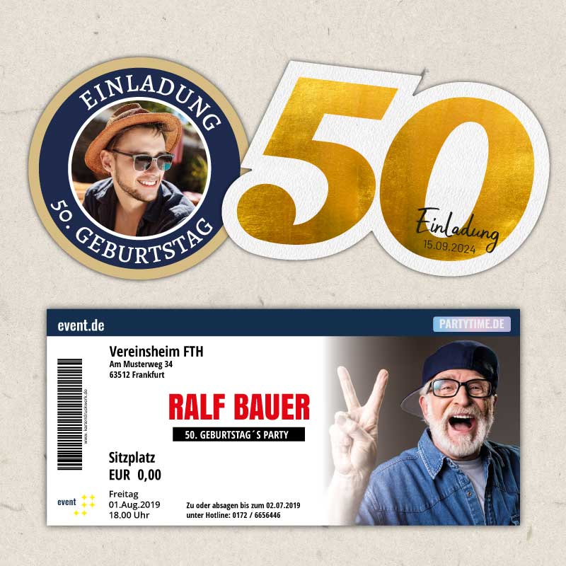 Einladungskarten zum Geburtstag