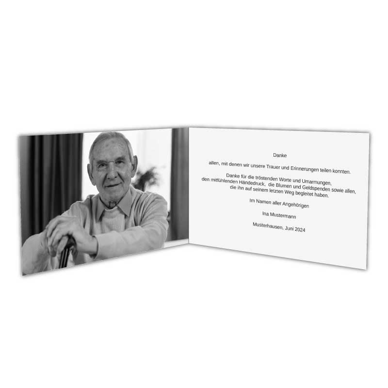 Danksagungskarten NATUR