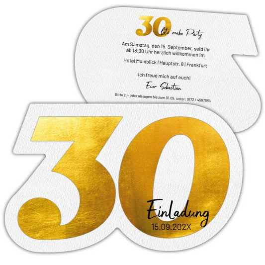 Einladung-30.-Geburtstag-als-Zahl-gestanzt-gold