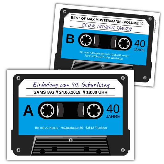 Einladungskarte-Kassette-Retro-40.-50.-60.-Geburtstag-blau_1