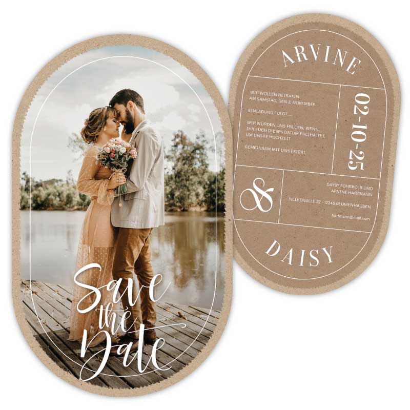 Save-the-Date-Karte-Kraftpapier-look