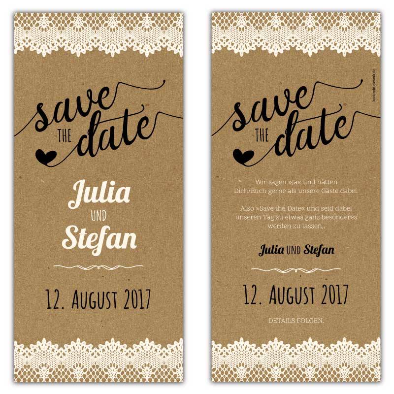 Save-the-Date-Karte-Vintage-mit-Spitze