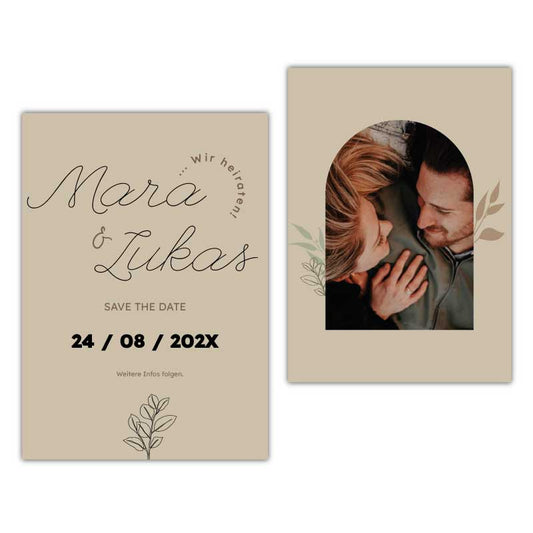 Save-the-Date-Postkarte-love